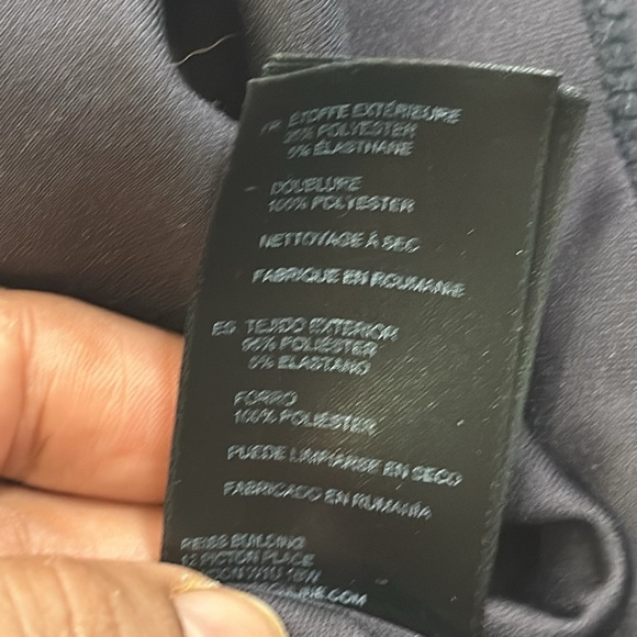 Reiss floral print multi color mash bodycon long sleeve mini dress size 8 Fariy - Picture 14 of 14